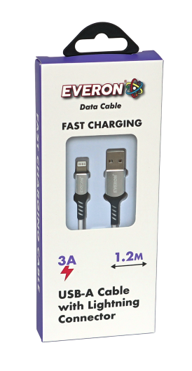 EVERON USB-A Cable with Lightning Connector